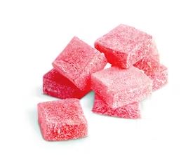 Photograph of product: Strawberry Lemonade au chocolat Rosin Gummies | 10 Pack