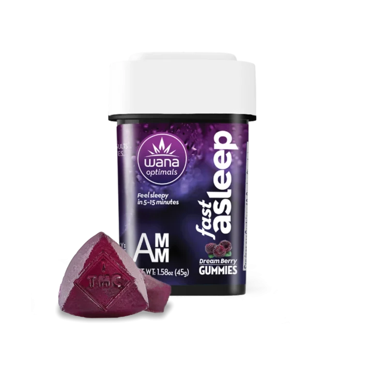 Photograph of product: RVR - Edible - Gummies - WANA Fast Asleep Dream Berry - Hybrid - 200MG