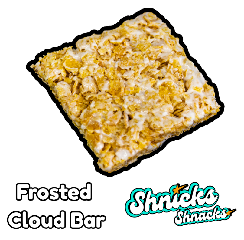 Photograph of product: Shnicks Shnacks - Frosted Cloud Bar - 10mg - Edible