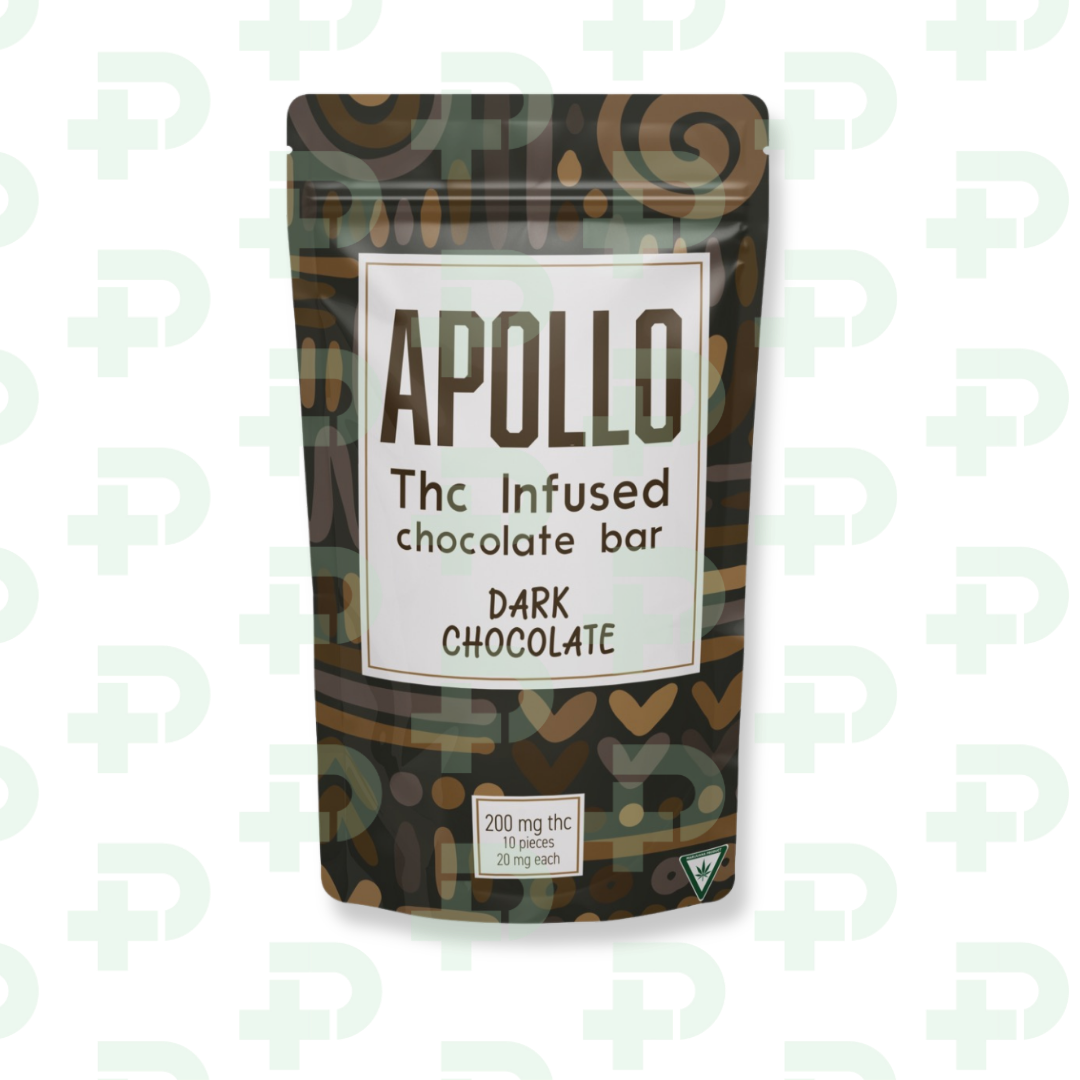 Photograph of product: Apollo - Chocolate Bar 200mg - Dark