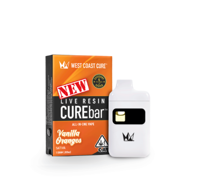 Photograph of product: VANILLA ORANGES 1G LIVE RESIN ALL IN ONE