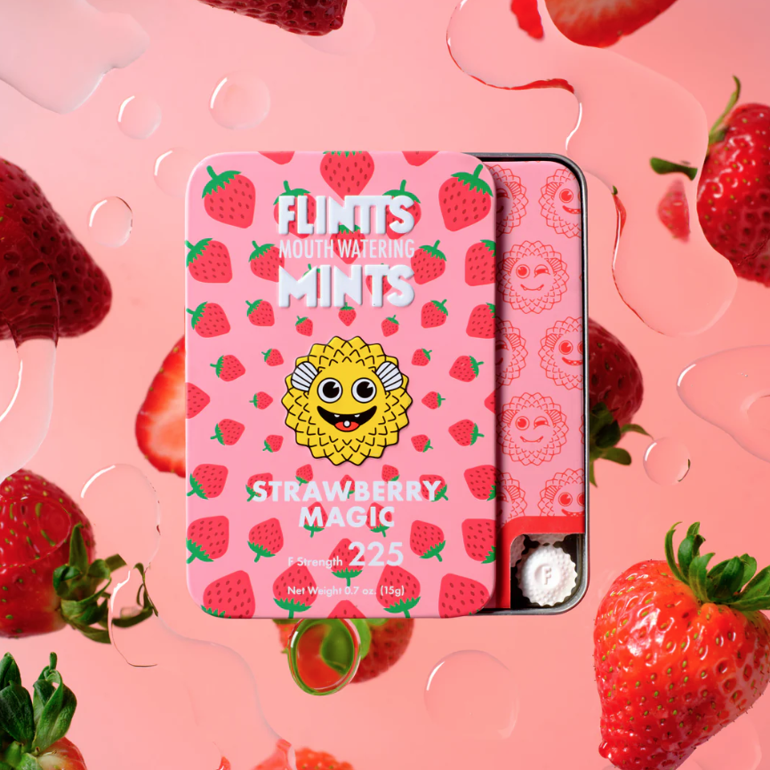 Photograph of product: Flints Mints | Strawberry Magic | 30ct