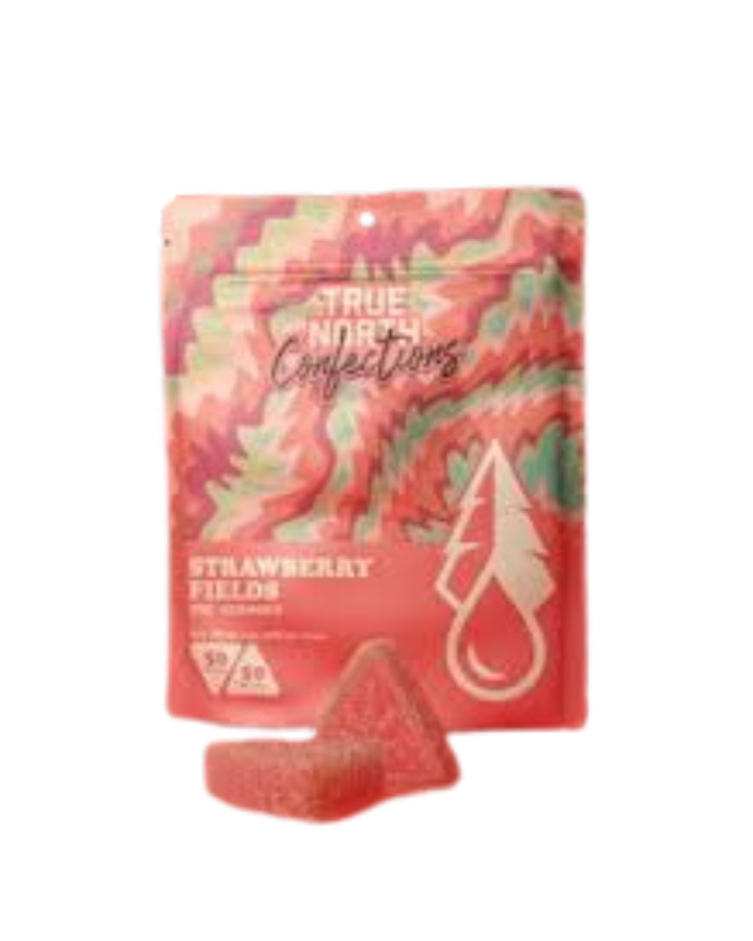 Photograph of product: True North Collective | Strawberry Fields Gummies | 200mg