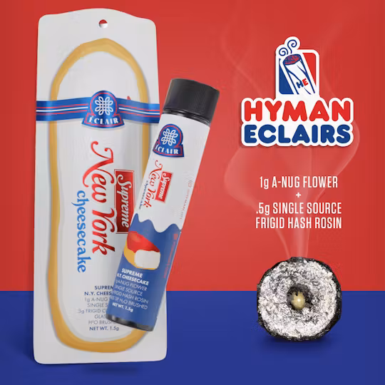 Photograph of product: AU Hyman: NY Cheesecake Eclair