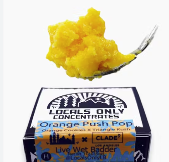 Photograph of product: Orange Push Pop - Wet Diamonds