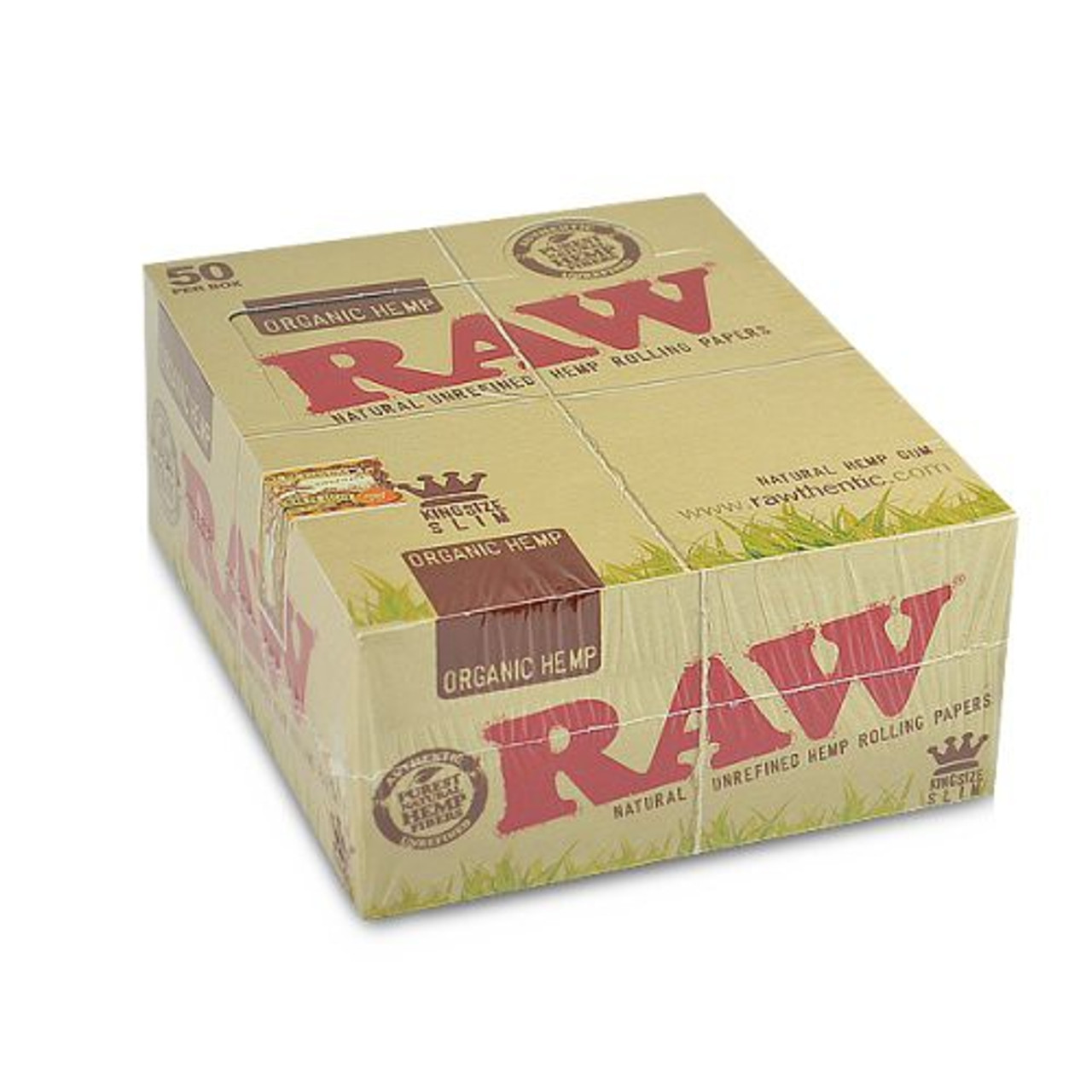 Photograph of product: Raw Organic Hemp King Size Slim Rolling Papers
