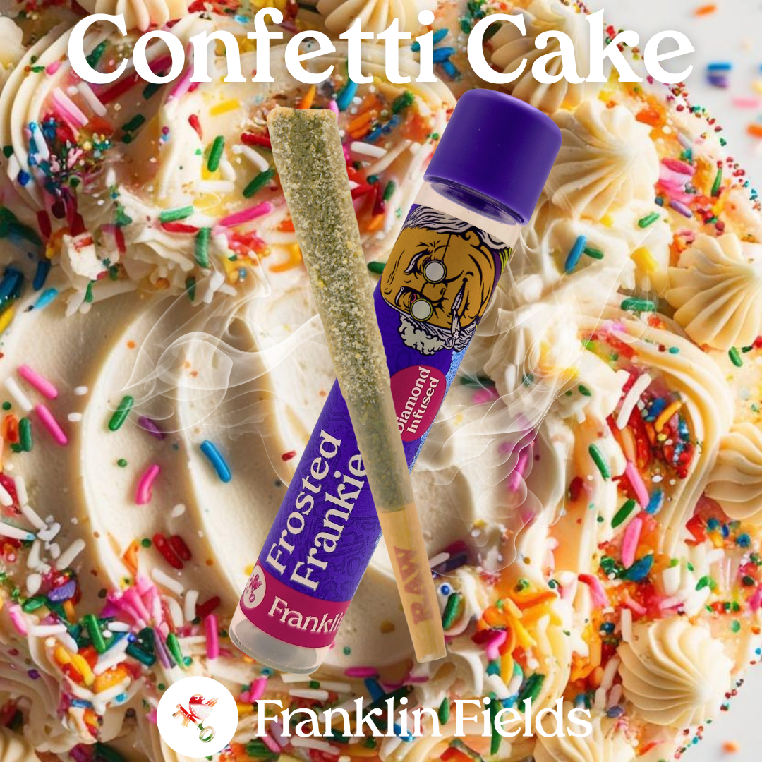Photograph of product: FF Frosted Frankies | Confetti Cake Diamond Infused TH-ouiA Frosted