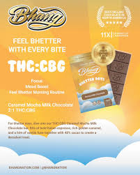 Photograph of product: Bhang - 100mg TH-oui/50mg CBG Bhetter Days - Milk Mocha Bar