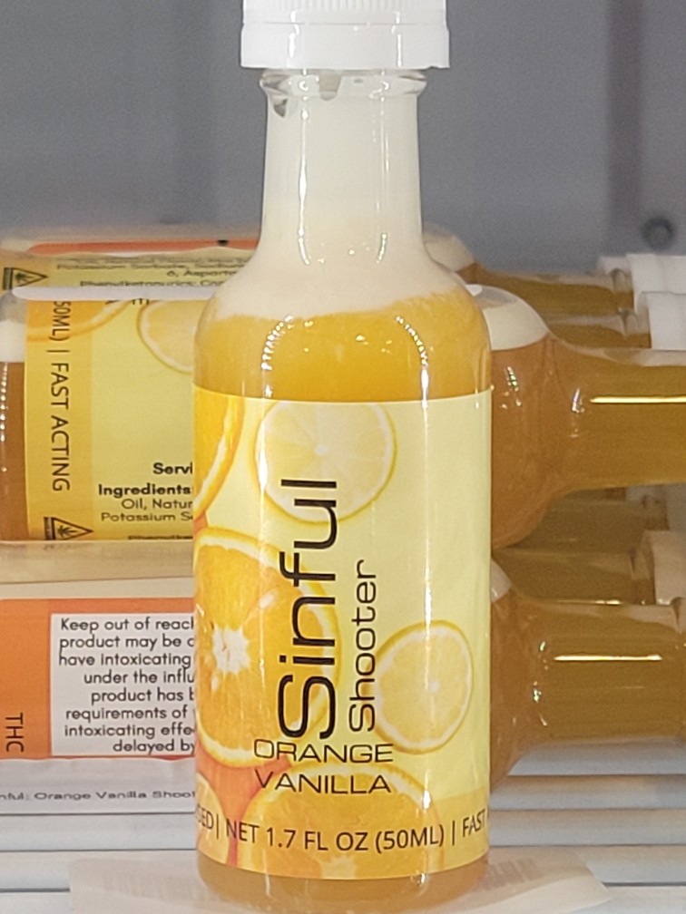 Photograph of Product: Sinful: Orange Vanilla Shooter