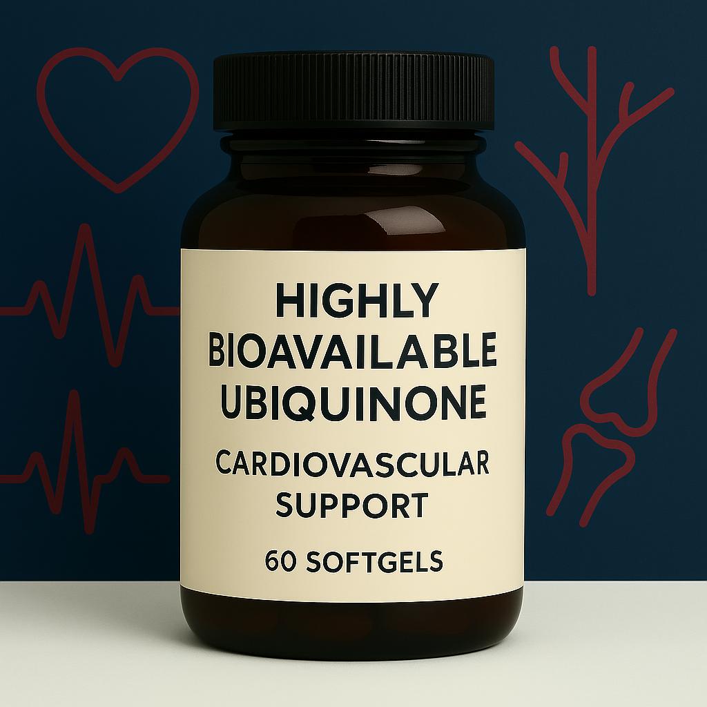 Photograph of product: Highly Bioavailable Ubiquinone - Cardiovascular Support