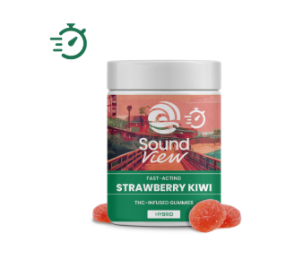 Photograph of product: Fast-Acting Strawberry Kiwi Gummies | T95.2mg | 00119 | 20pk