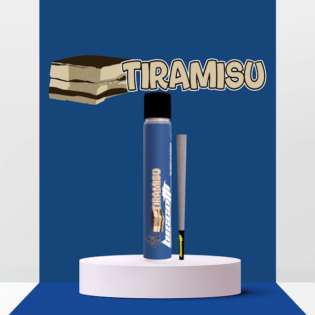 Photograph of product: Tiramisu 1g Infused Pre-Roll - 
