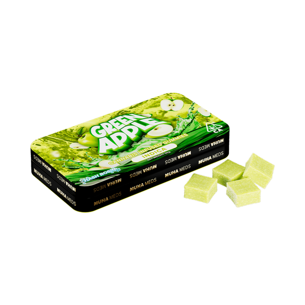 Photograph of product: Green Apple au chocolat Rosin Gummies | 200mg