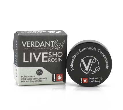 Photograph of product: Verdant Leaf | Terp Republic - 1g Live Rosin