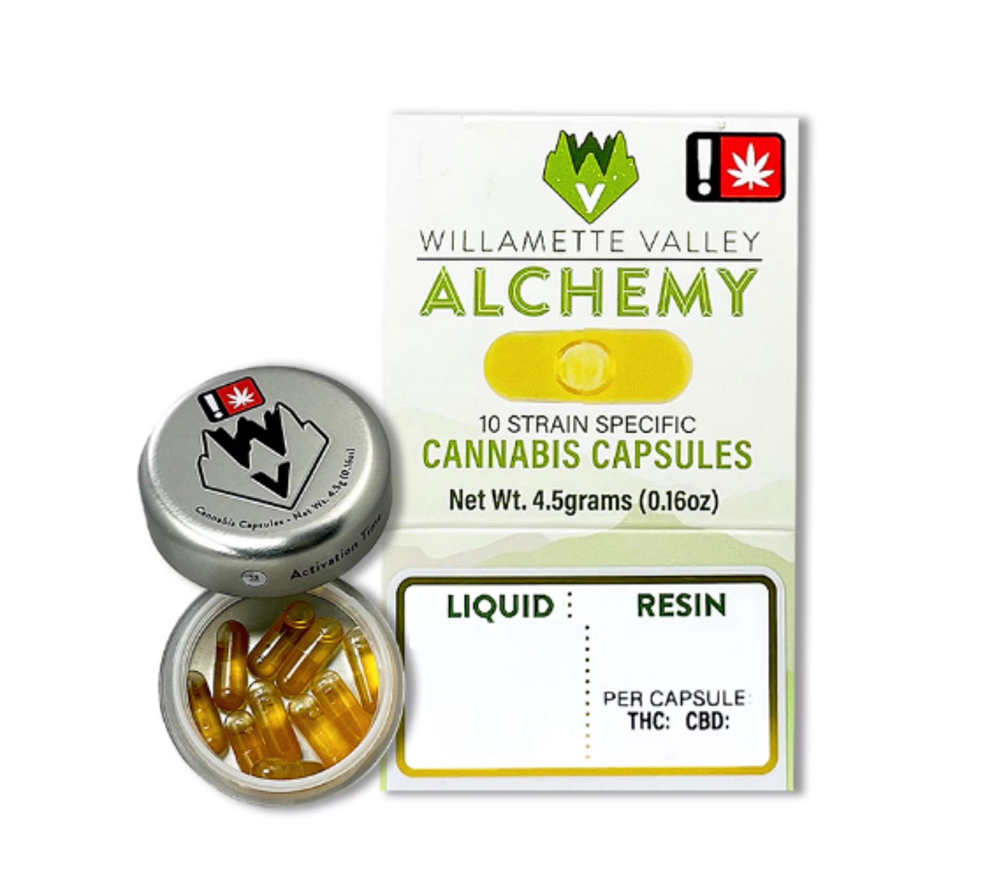 Photograph of product: WVA | Capsules 10pk | Cured Resin | Blueberry Muffins (Oui'd) | 100mg