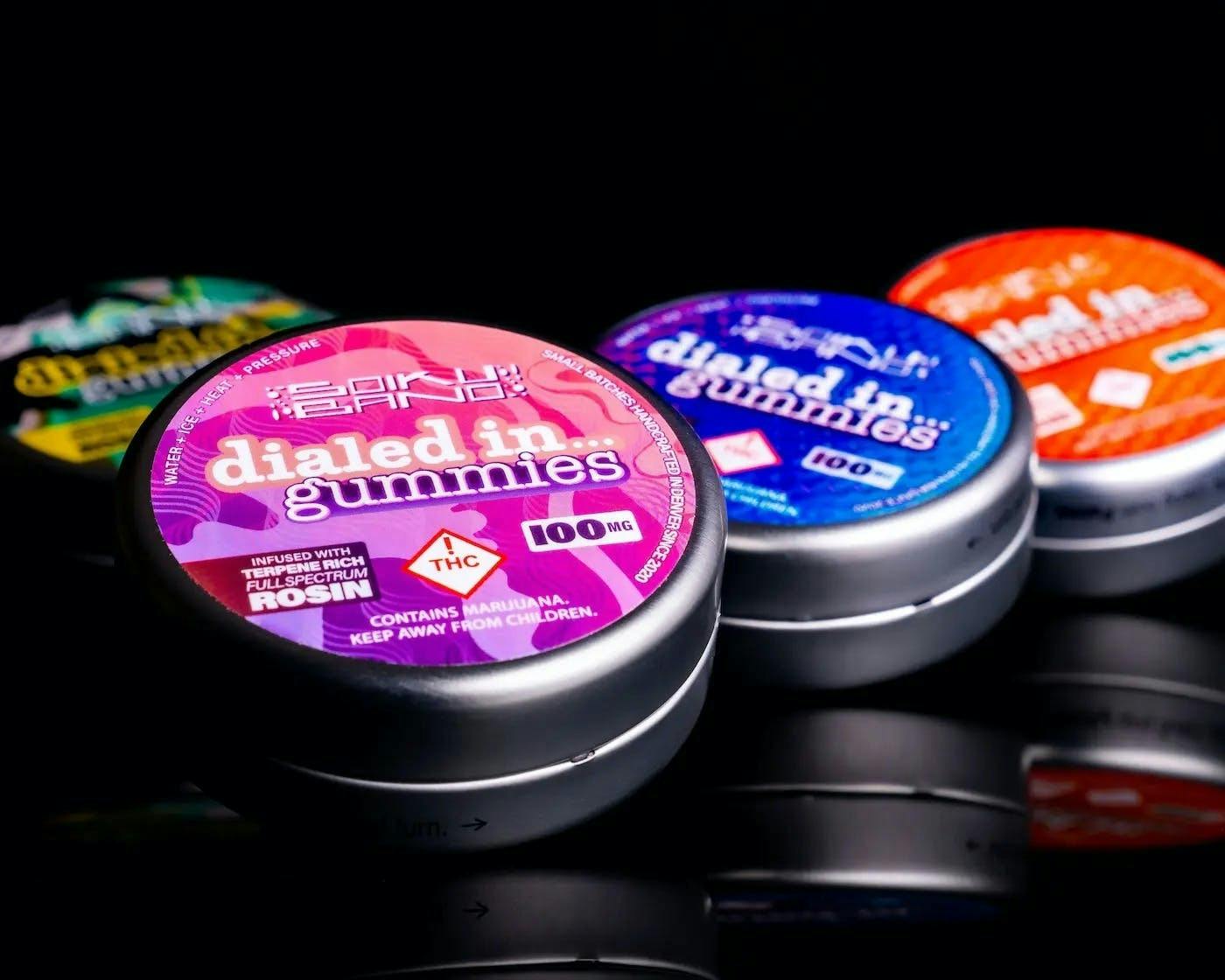 Photograph of product: Dialed In Gummies Peach Chutney