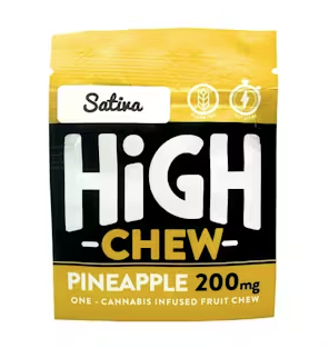 Photograph of product: High Chew 200mg Single - Pineapple