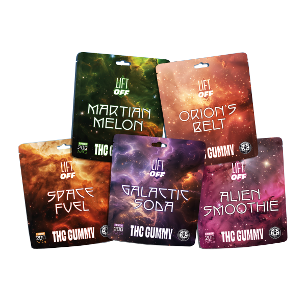 Photograph of product: Lift Off | Space Fuel  | Gummy |  1pc. | 200mg