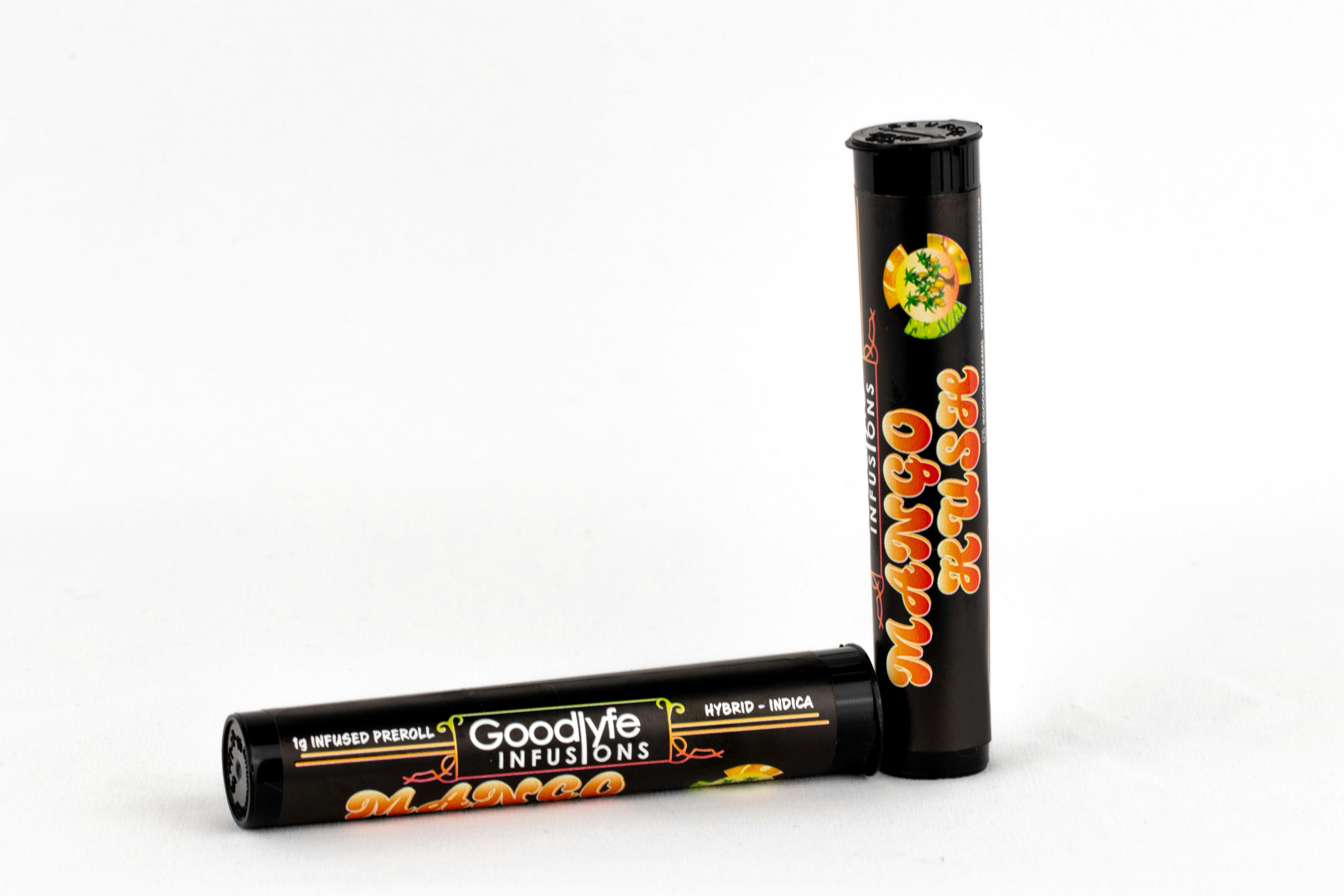 Photograph of product: GoodLyfe Infusions - Mango Kush - Infused Pre-Roll