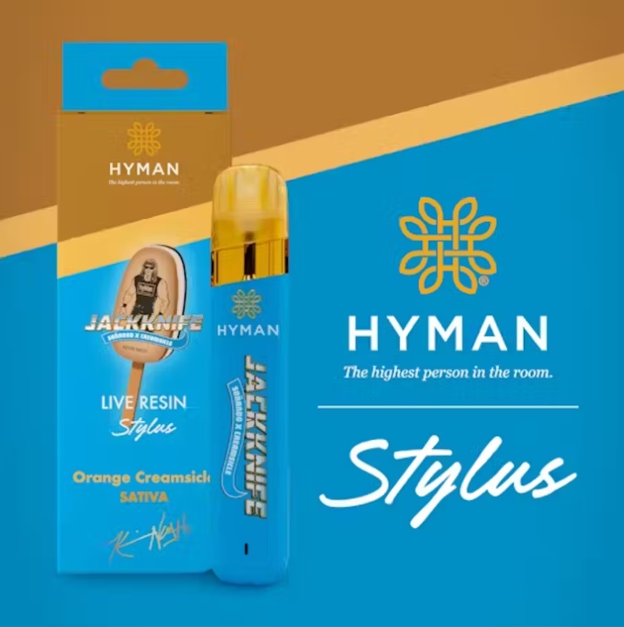 Photograph of product: HYMAN: Kevin Nash x Jackknife 1G Live Resin Stylus