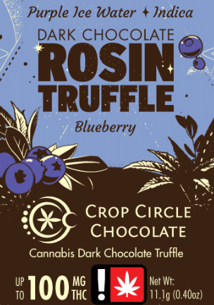 Photograph of product: Blueberry Rosin Single Truffle