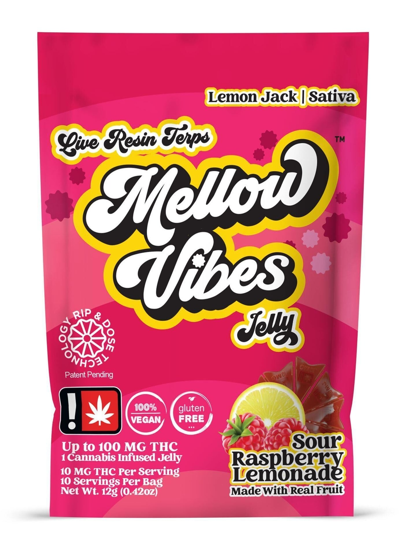 Photograph of product: Mellow Vibes | Raspberry Lemonade Oui'd