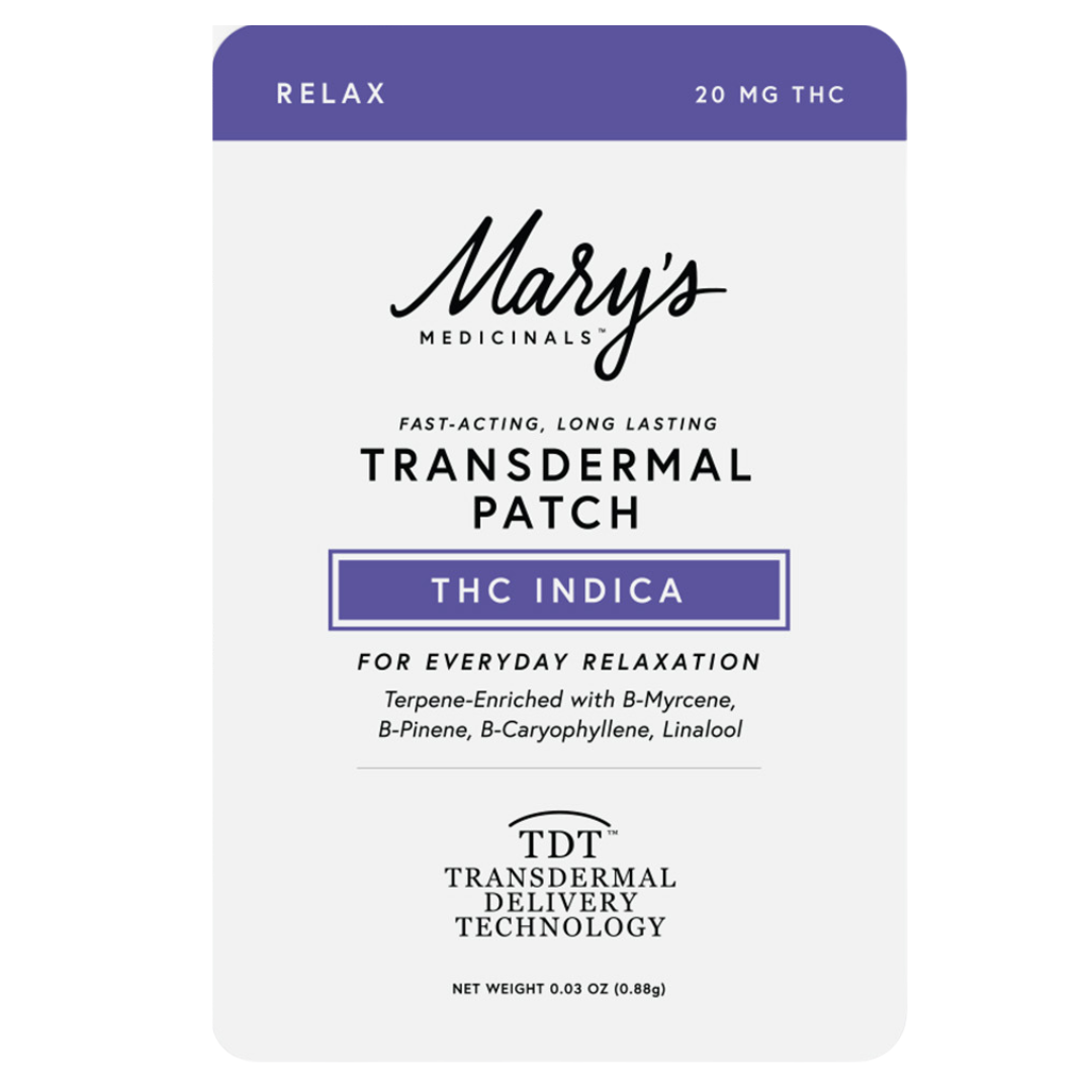 Photograph of product: Mary's Medicinals | TH-oui Oui'd Relax Transdermal Patch | Topical | 20mg TH-oui
