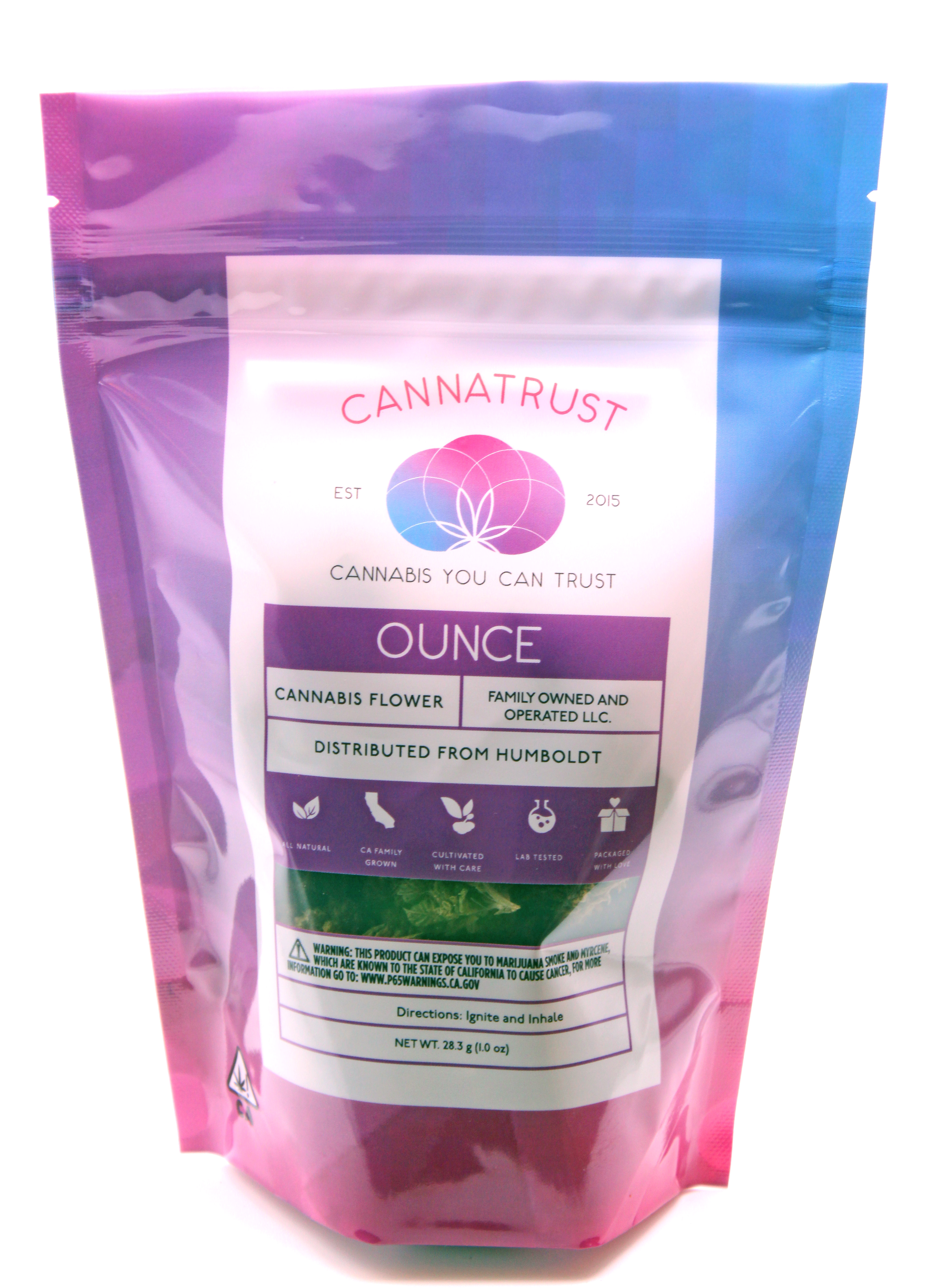 Photograph of product: CannaTrust - Amnesia Haze Ounce