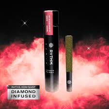 Photograph of product: Rythm Remix - Strawberry Sour Diesel - Infused Pre Roll - 1g