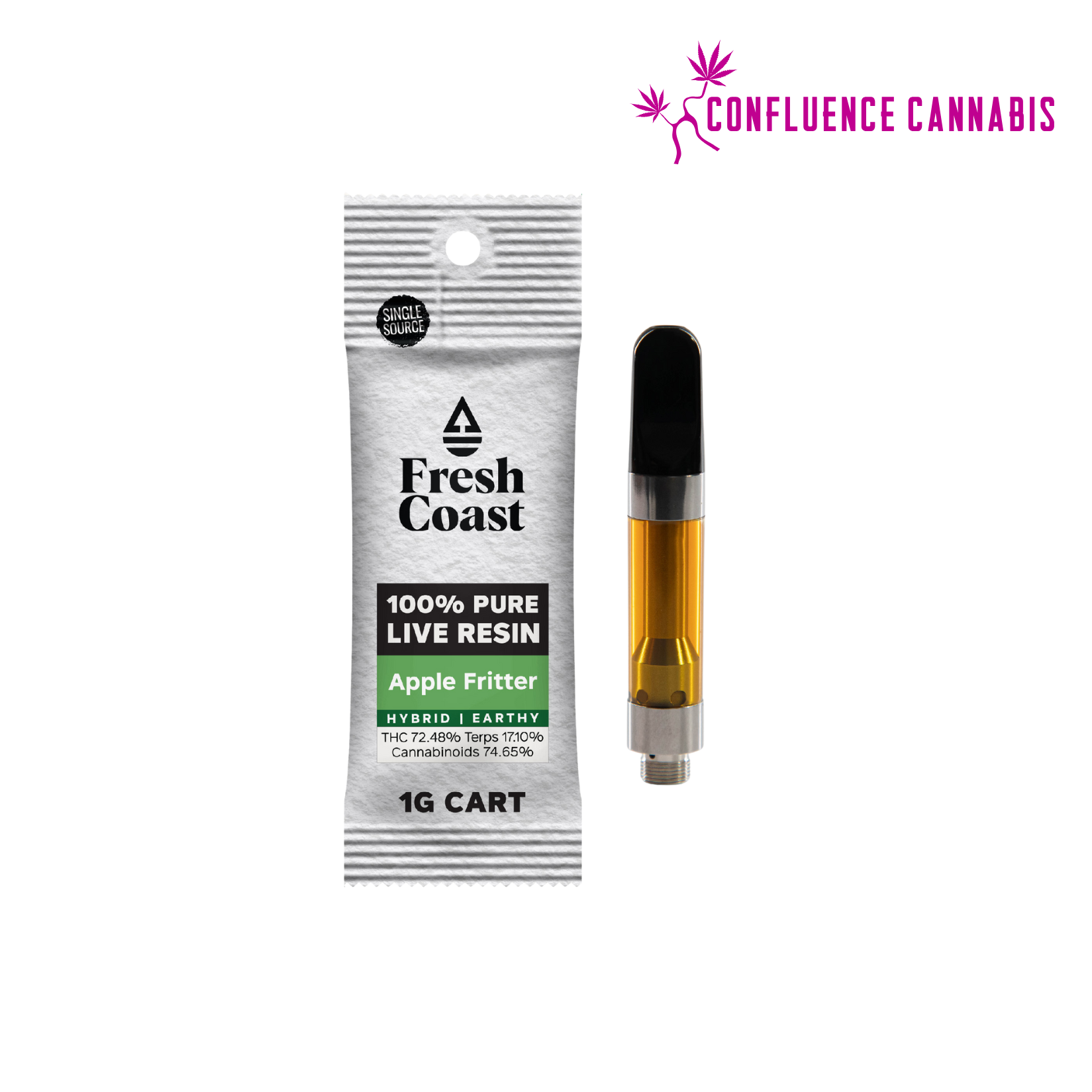 Photograph of Product: Apple Fritter Live Resin Cartridge