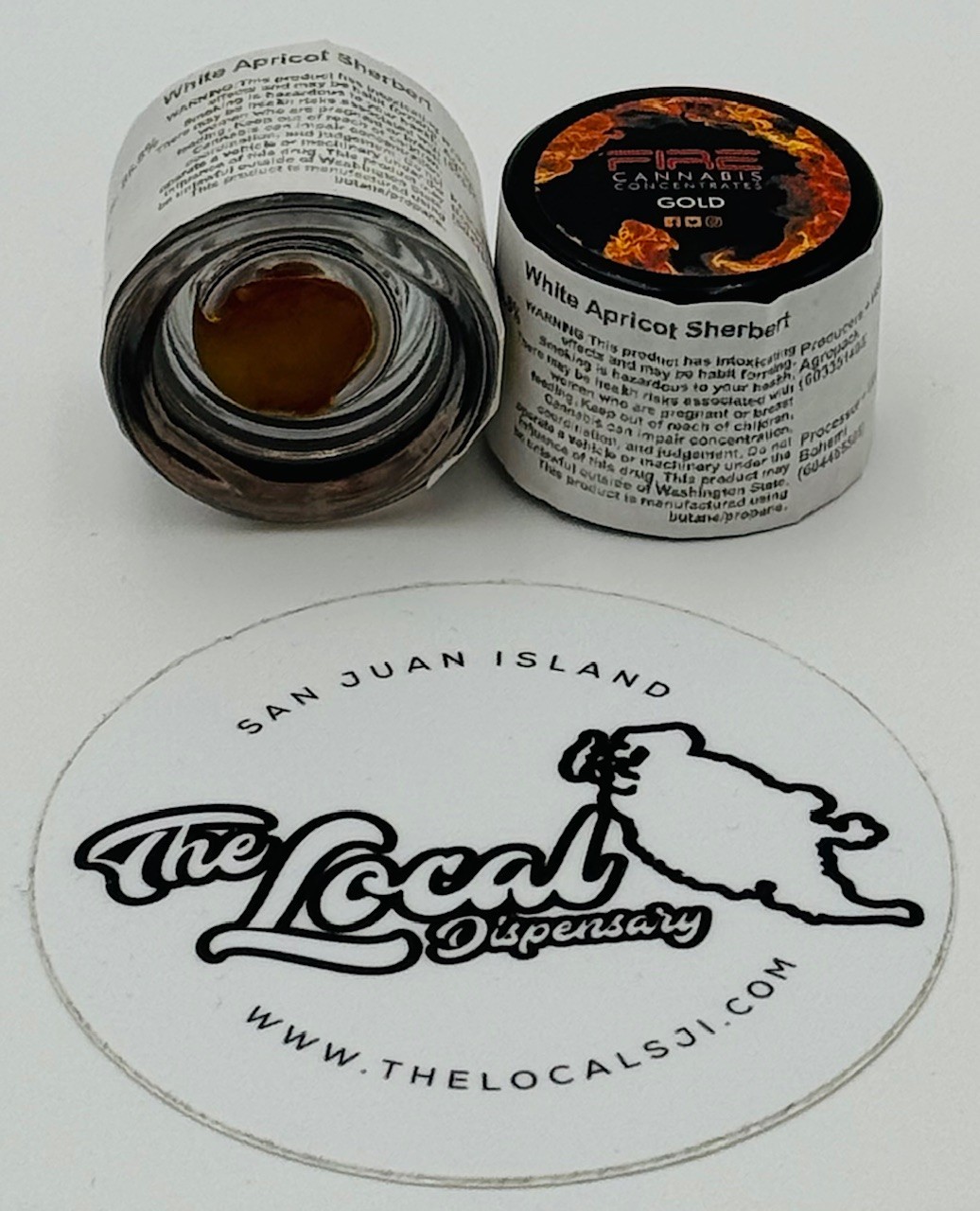 Photograph of product: White Apricot Sherbert