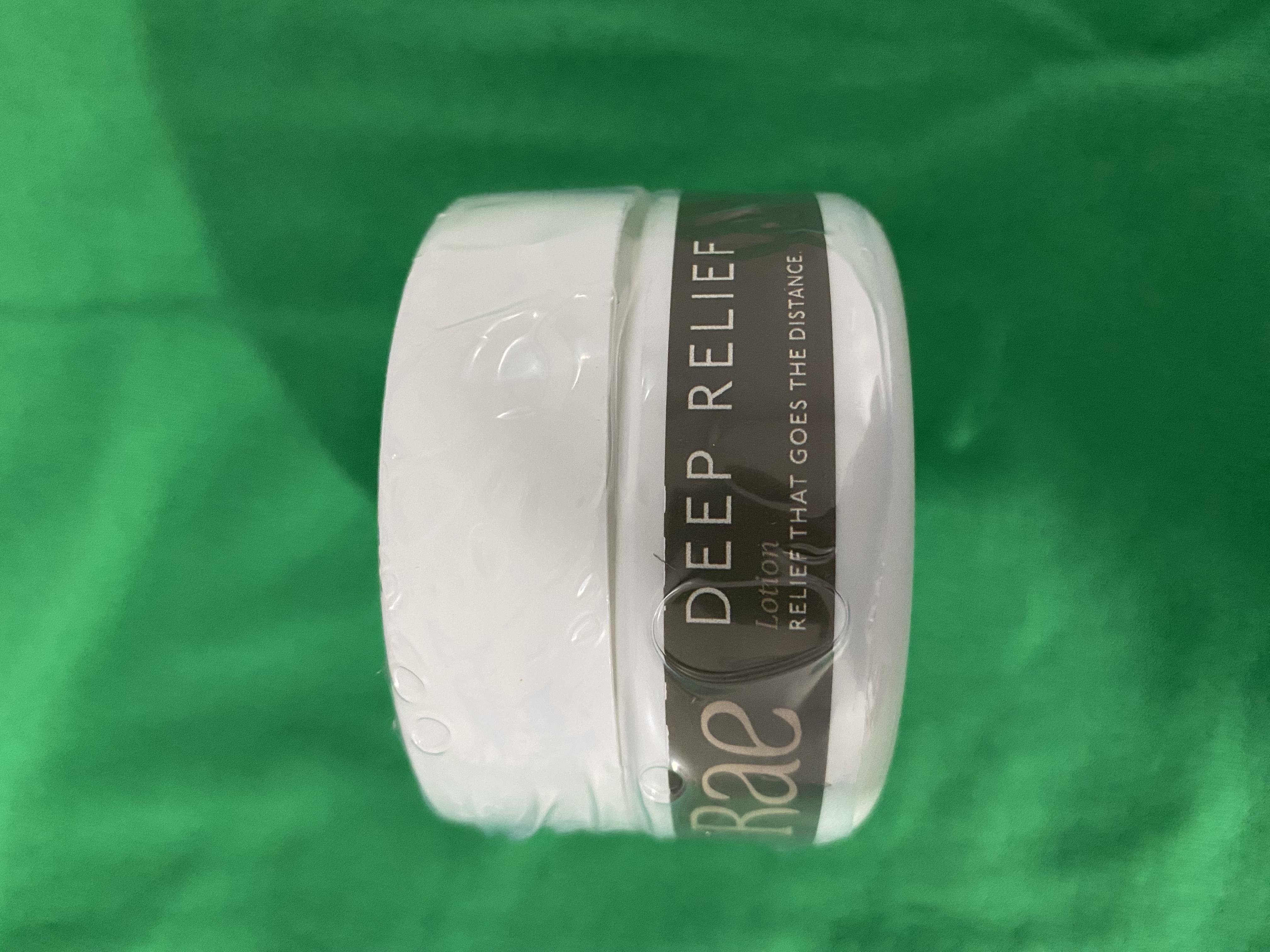 Photograph of product: Rae Deep Relief Infused Lotion