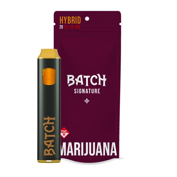 Photograph of product: BATCH - DISPOSABLE DISTILLATE - 2G - SIGNATURE - LA KUSH CAKE - HYBRID