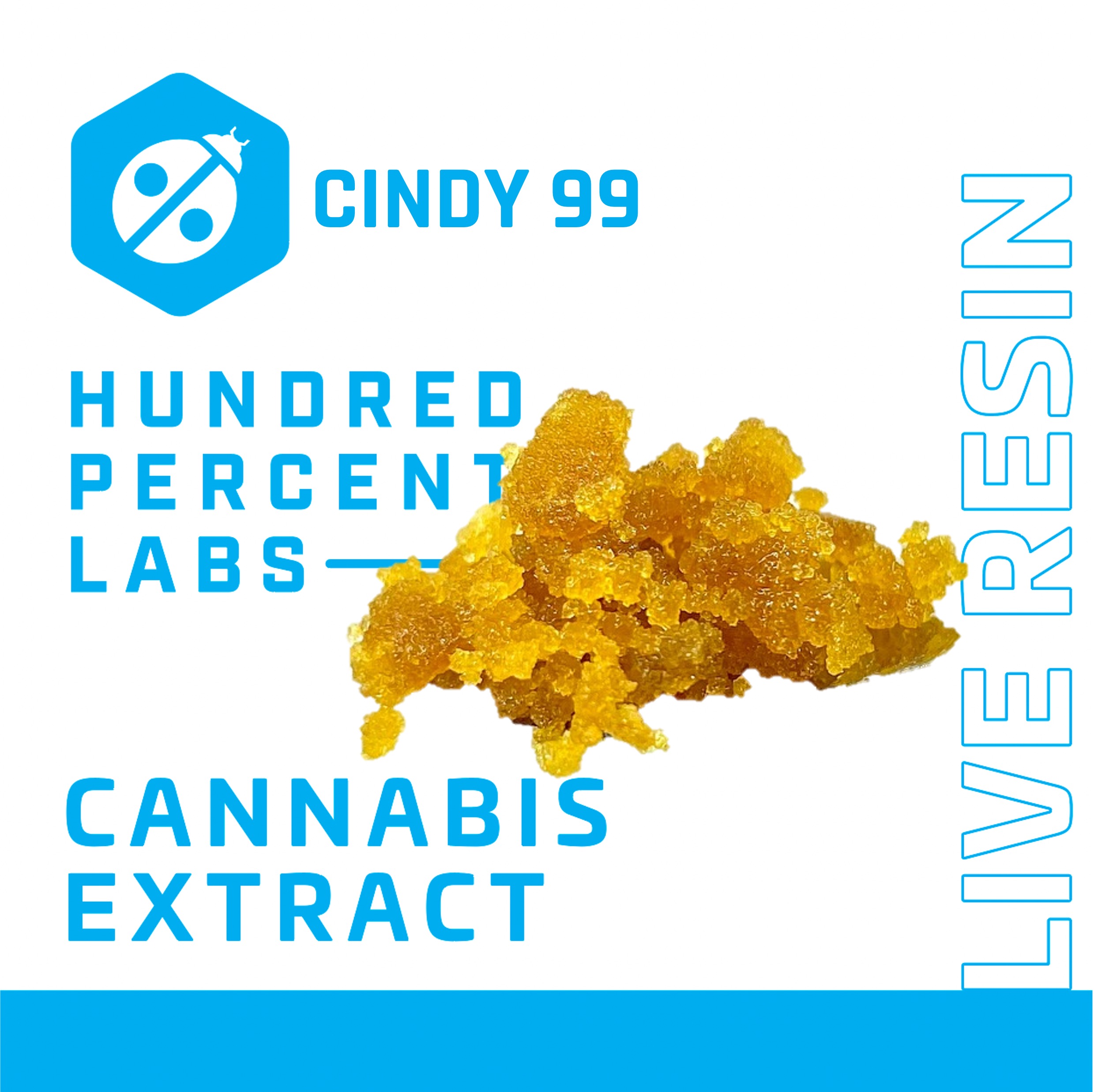 Photograph of product: Hundred Percent Labs: Cindy 99 - Live Resin .96g