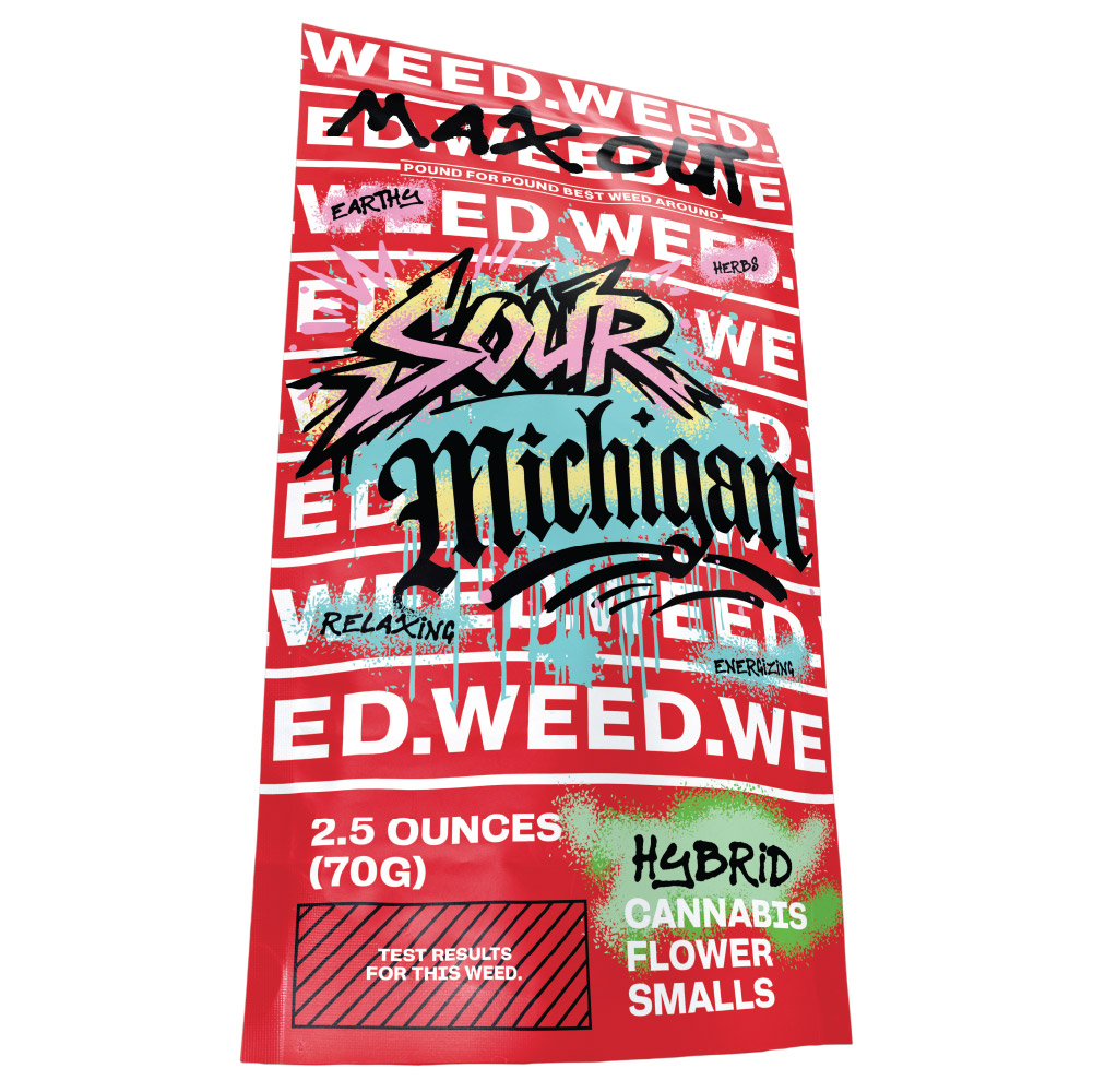 Photograph of product: Sour Michigan | Premium Oui'd. | 2.5oz MAX OUT - 70.0g