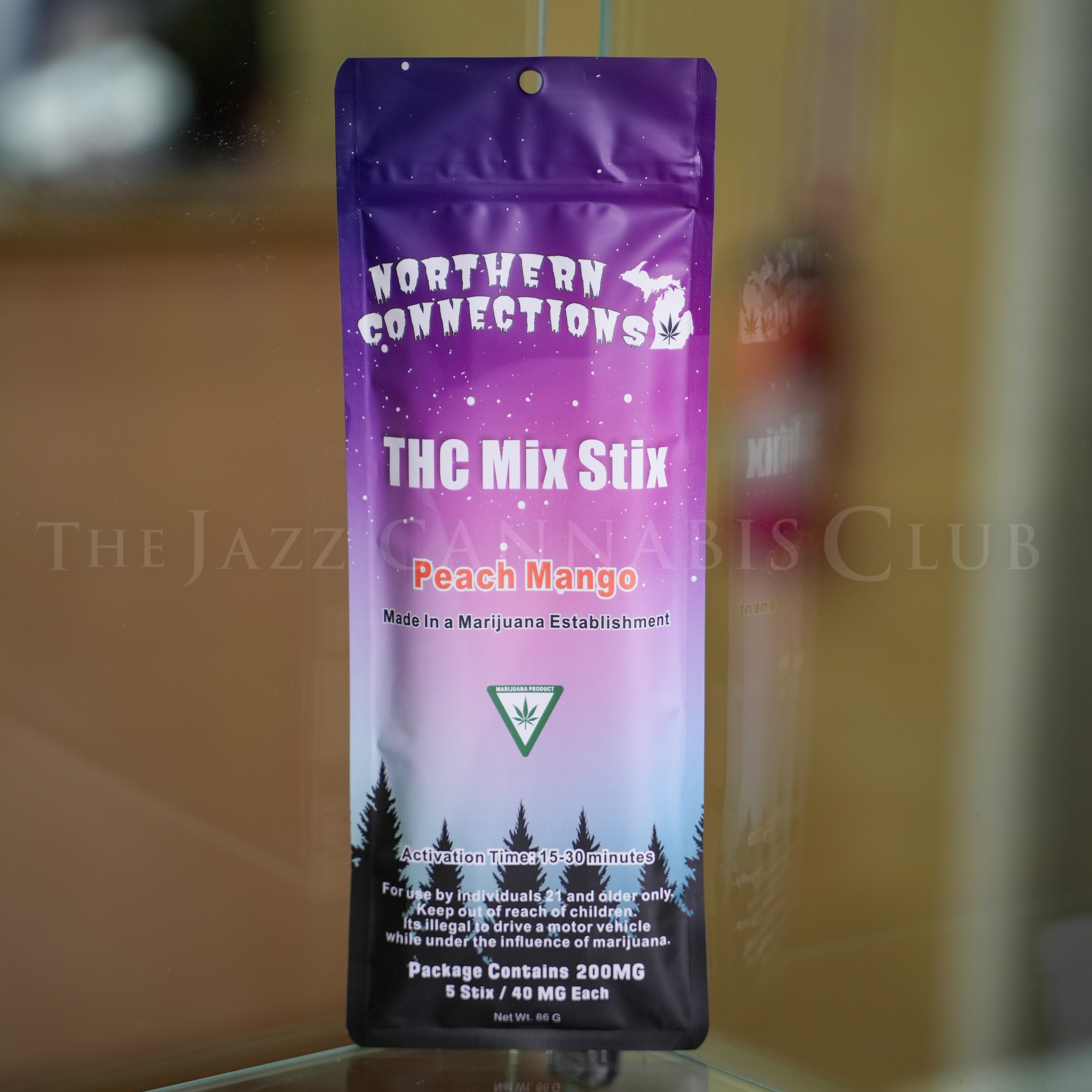 Photograph of product: Northern Connections - Peach Mango - TH-oui Mix Stix 200mg