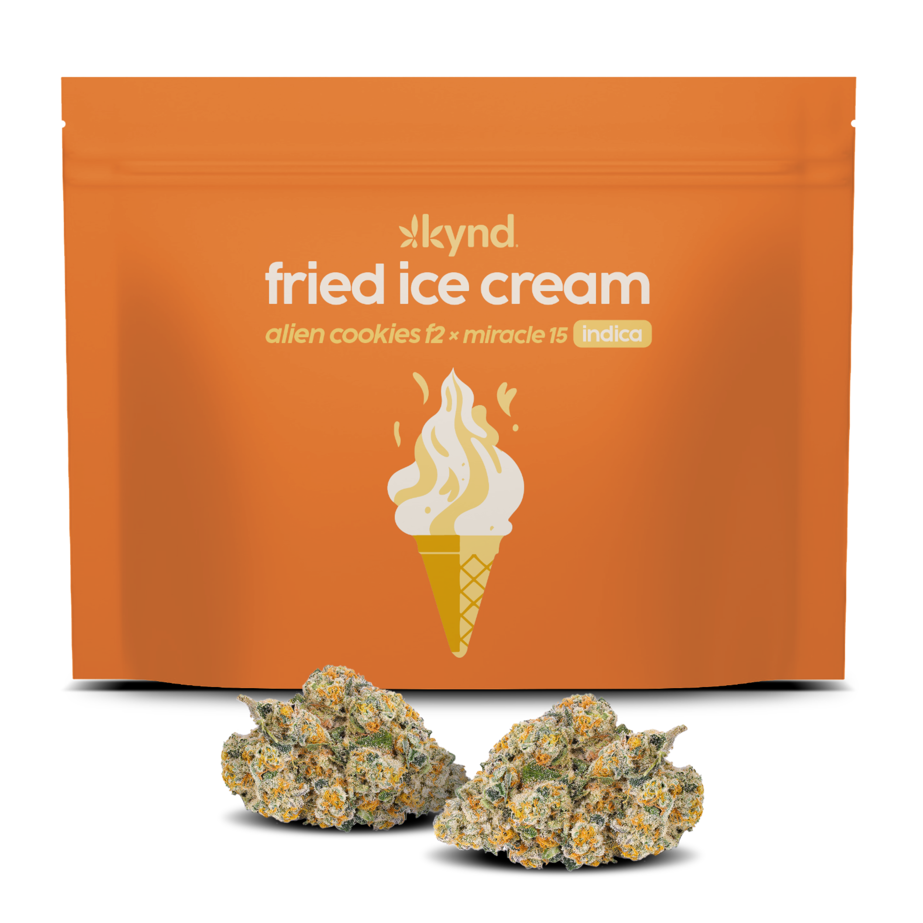 Photograph of product: Kynd Fried Ice Cream (I) Flower 14g