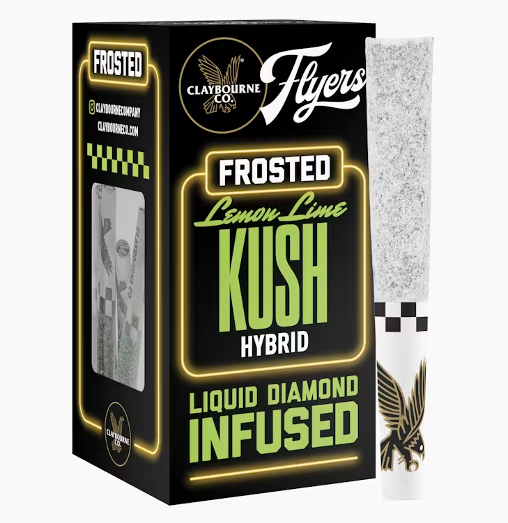 Photograph of product: Lemon Lime Kush Frosted Flyers Infused 5pk