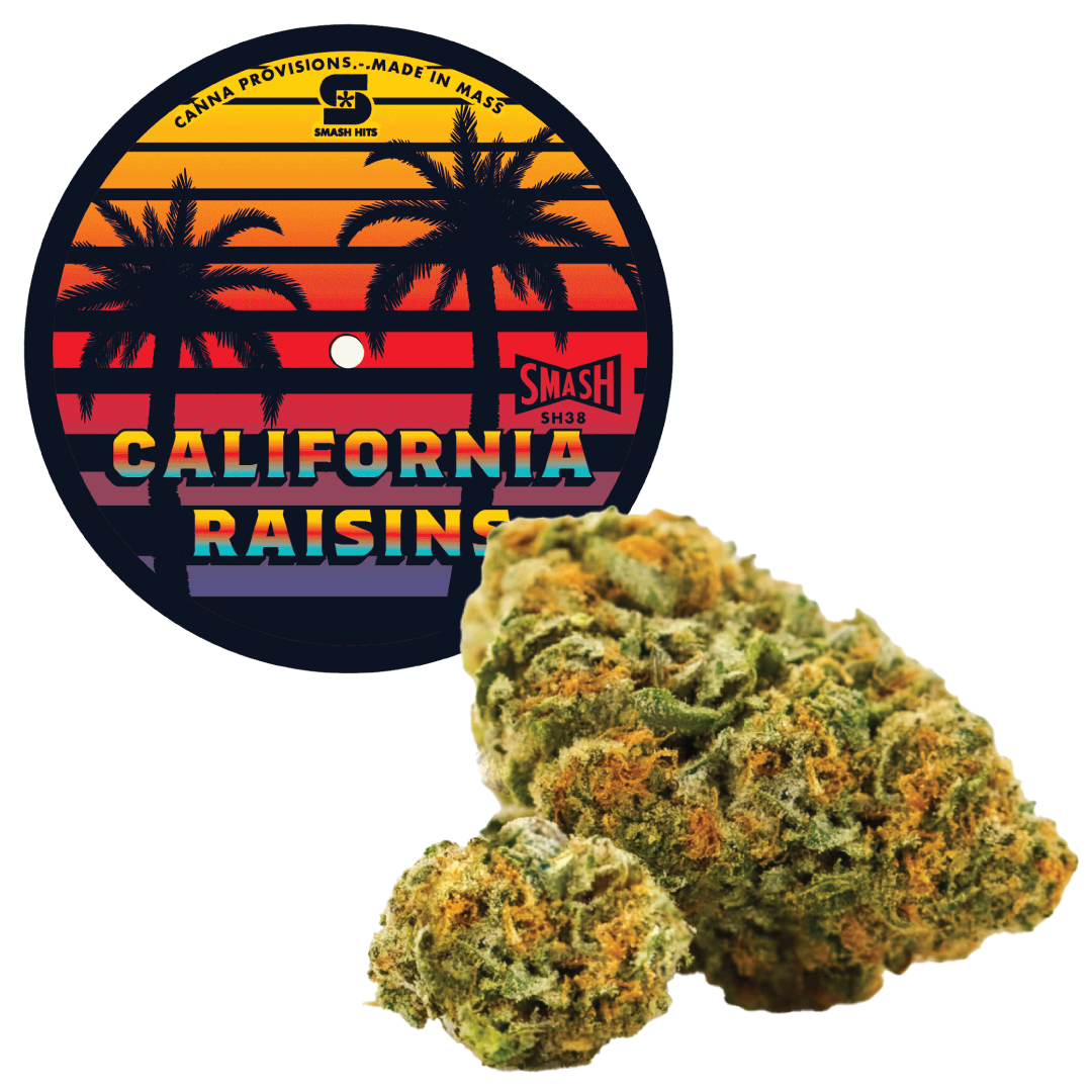 Photograph of product: California Raisins | 3.5g | Smash Hits