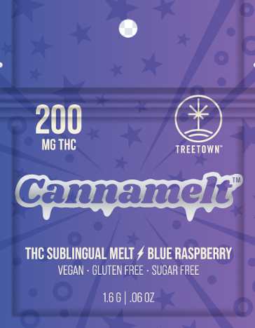 Photograph of Product: Blue Razz Cannamelts | TreeTown
