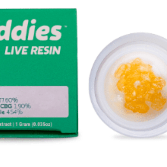 Photograph of product: Buddies Live Resin Dab: BananaBerry - 