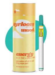 Photograph of product: Ayrloom AIO | 1g | 4:1:1 TH-oui: CBG: TH-oui-V | Energy