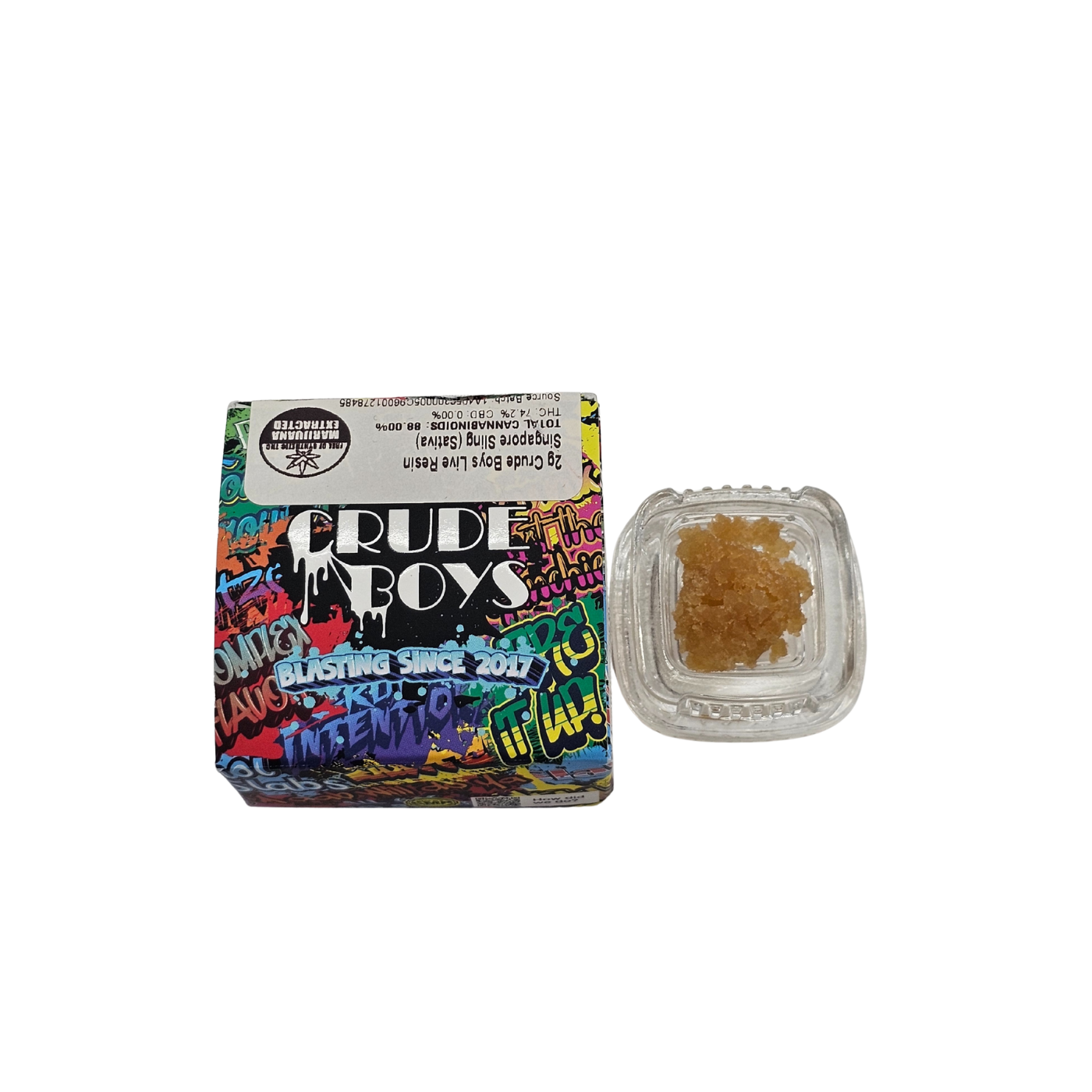 Photograph of product: Crude Boys - Singapore Sling Live Resin