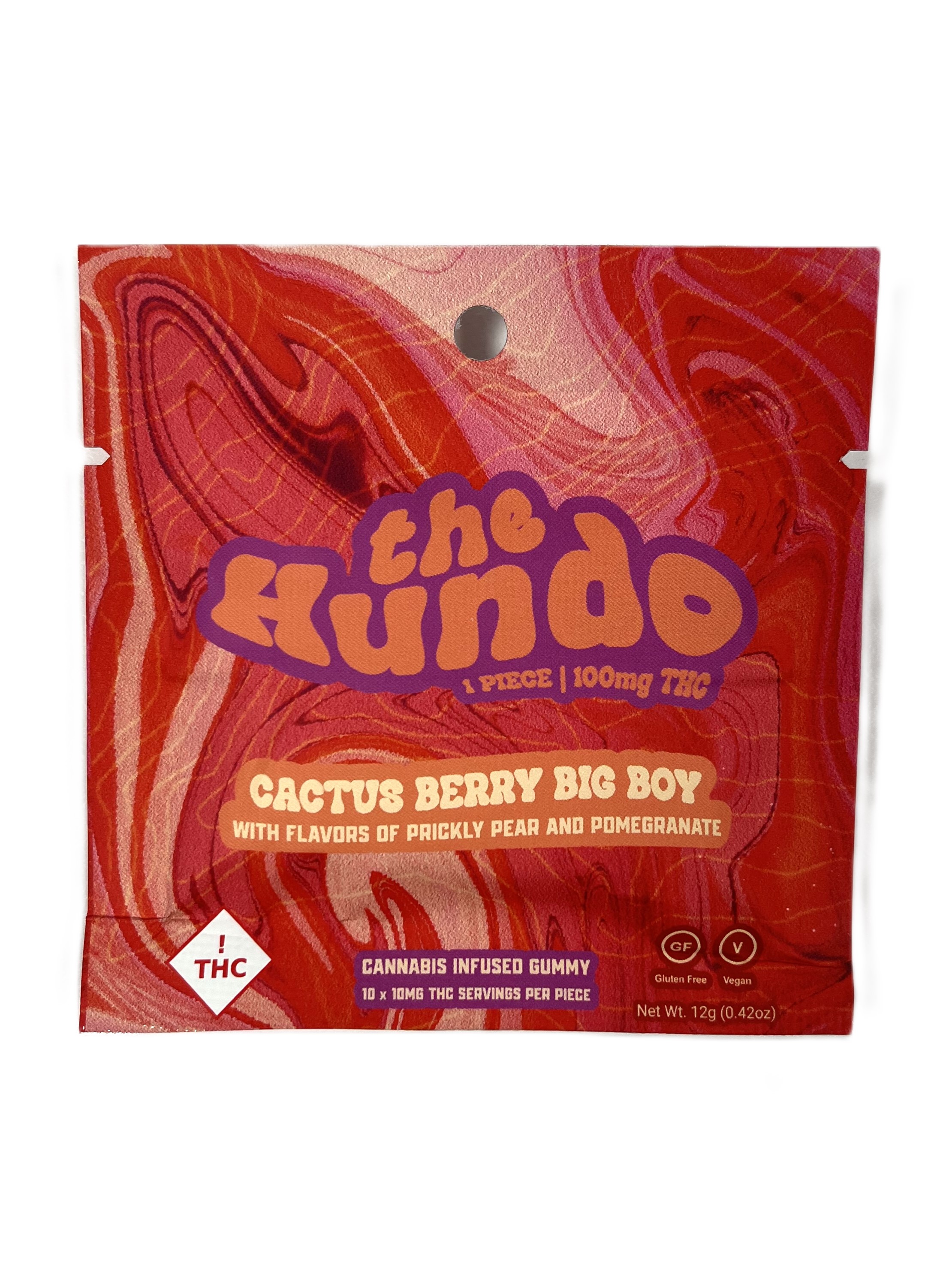 Photograph of product: Cactus Berry Big Boy | 100mg | Feel Sublime