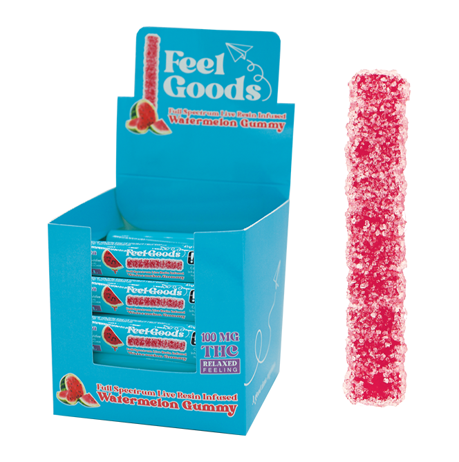 Photograph of product: Feel Goods | Gummy Straw | Watermelon