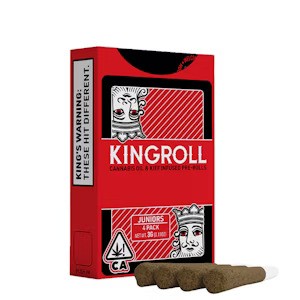 Photograph of product: Kingroll - Juniors - Magic Melon x Bananalope Haze - S - Indoor - Multi Infused Joints - 4pk