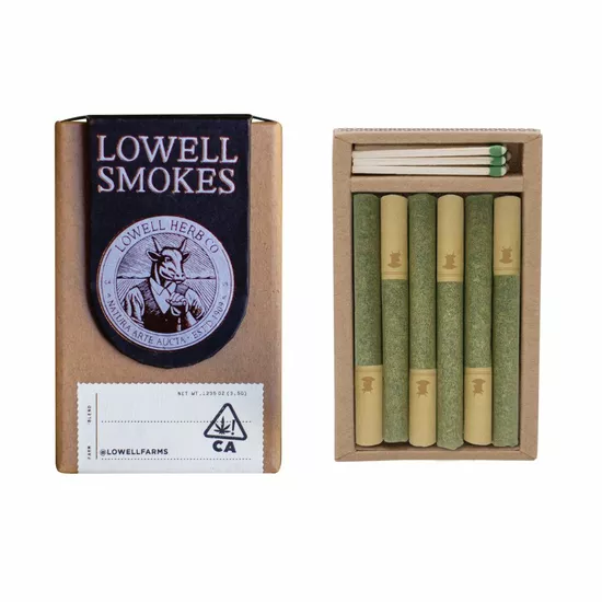 Photograph of product: Lowell | Pre-Roll Pack | The Vivid Oui'd Blend | 6pk