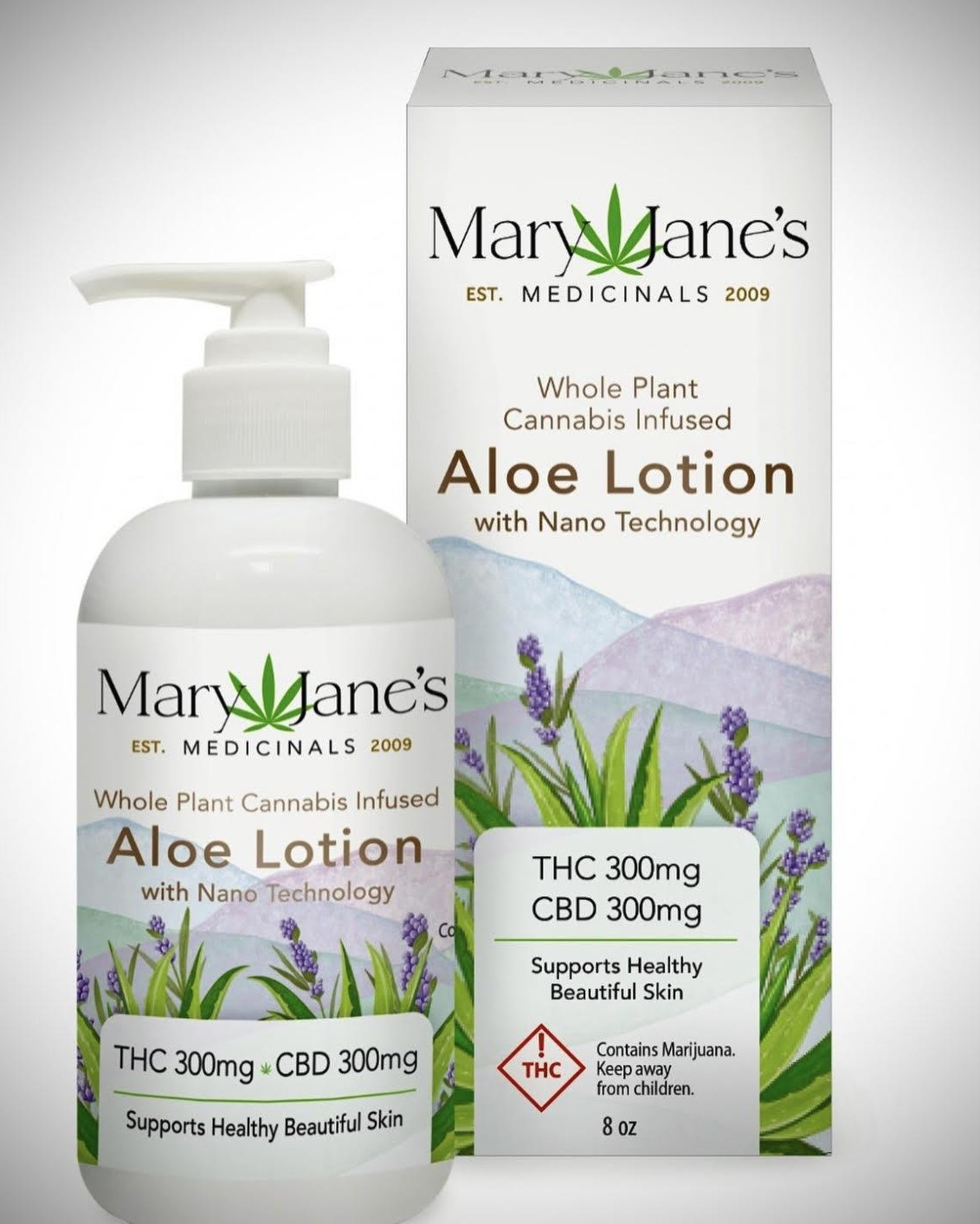 Photograph of product: Mary Jane's Aloe Lotion w/Nano