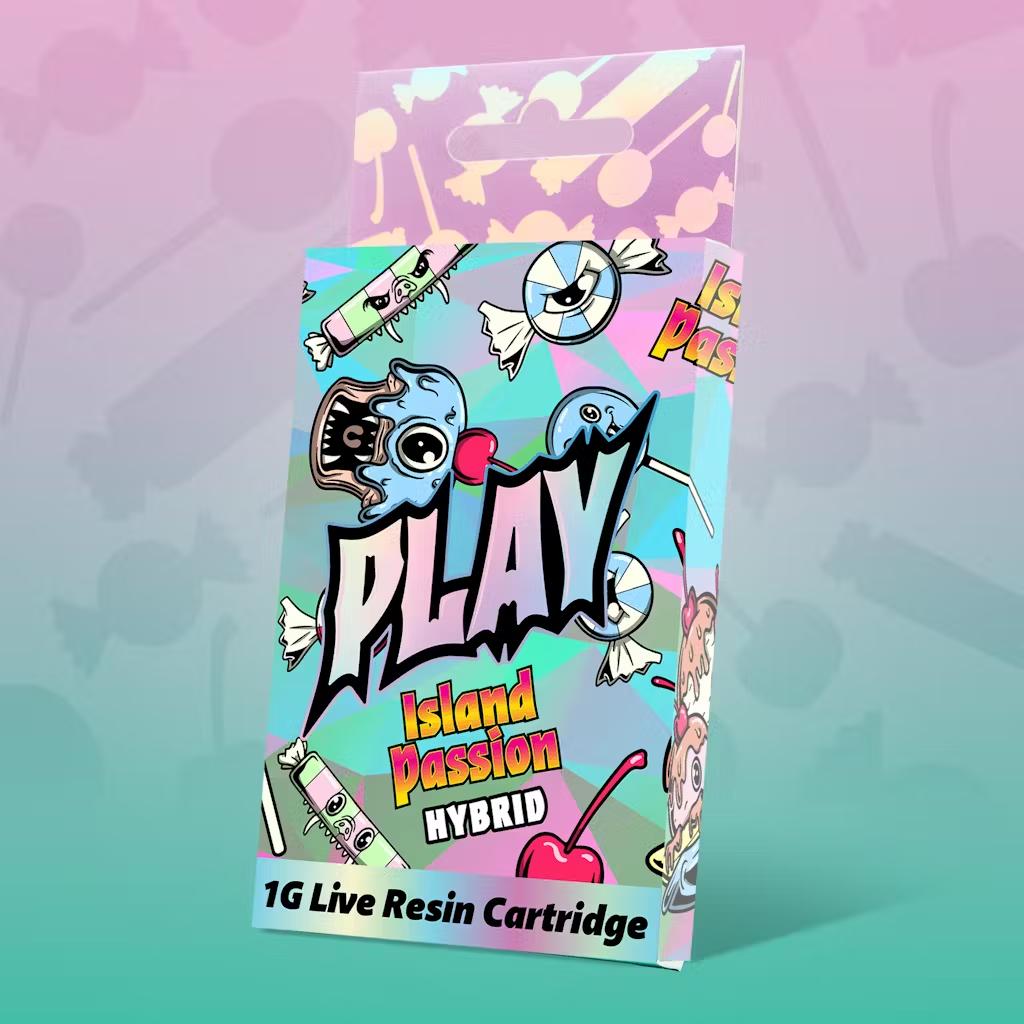 Photograph of product: Island Passion Live Resin Cartridge