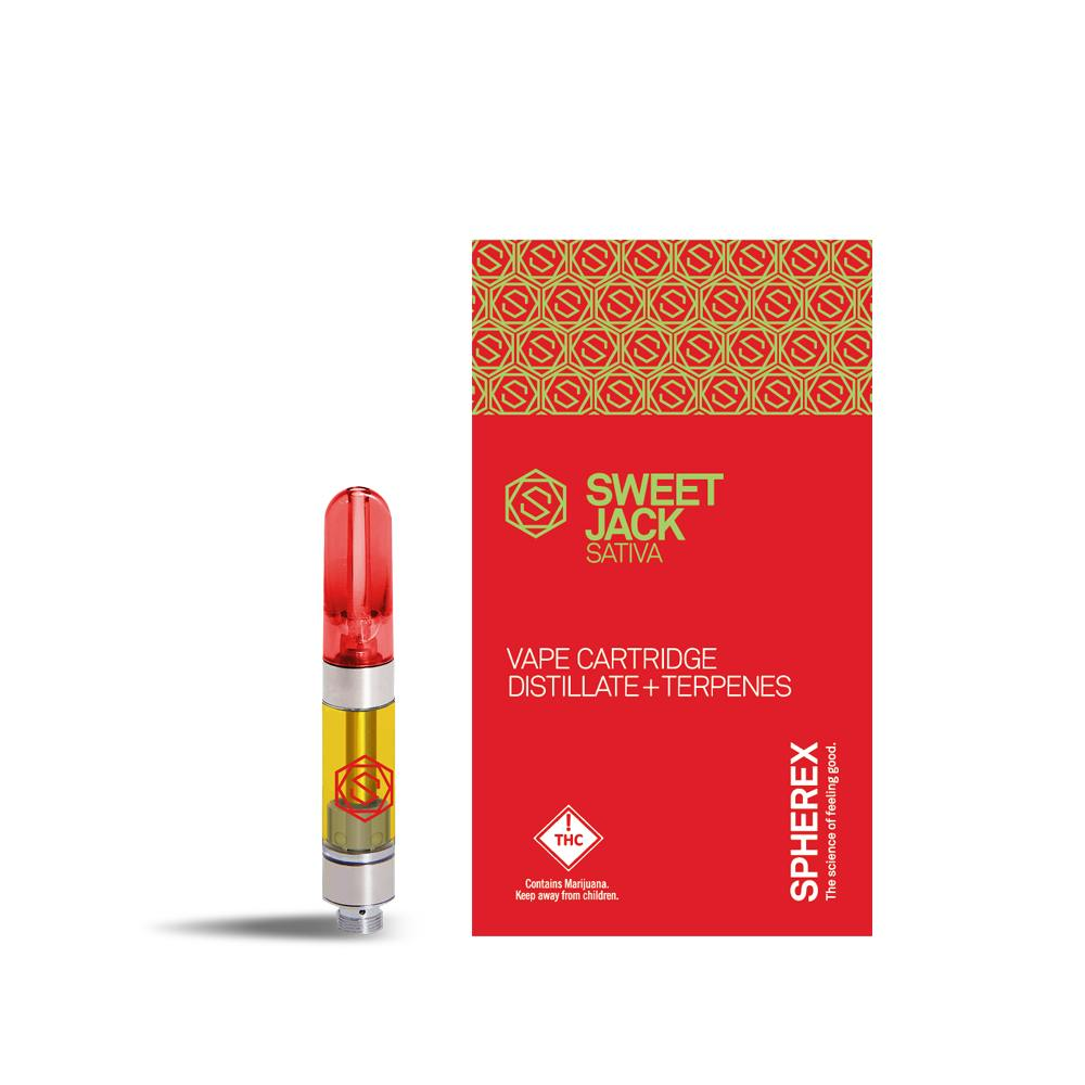 Photograph of product: Spherex Sweet Jack DST Cartridge 1000mg